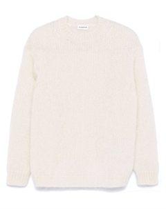 Свитер фактурной вязки, белый Parosh