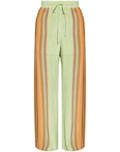 Полосатые брюки, зеленый Paul smith