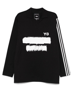 Рубашка поло с логотипом, черный Y-3