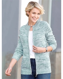 Классический кардиган Basics, цвет Jade-Ecru-Meliert Classic basics