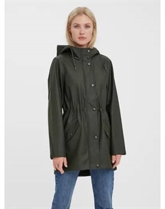 Дождевик "VMMALOU COATED JACKET", с капюшоном, цвет Peat Vero moda