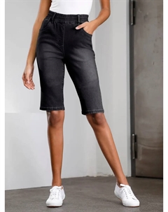 Джинсовые шорты-бермуды (1 шт.), черный Classic basics