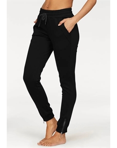 Брюки для отдыха, с узкими брючинами и молнией на подоле, одежда для отдыха, костюм для отдыха Loungewear, черный Bench