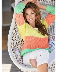 Свитер с круглым вырезом "Пуловер", цвет Bunt Classic basics