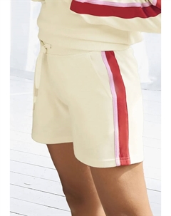 Спортивные шорты "короткие брюки" (1 шт.), с контрастными вставками, костюм для отдыха, красный Vivance