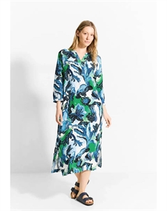 Платье миди из вискозы, белый Cecil