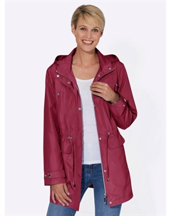 Анорак с капюшоном, малиновый Classic basics