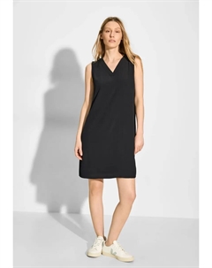 Летнее платье из крепа, черный Cecil