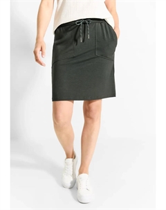 Юбка из джерси, эластичный пояс с кулиской, хаки Cecil