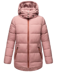 Зимняя куртка "Wattwölkchen", с капюшоном, модная женская стеганая куртка с контрастными деталями, розовый Navahoo