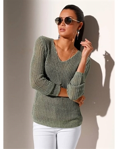 Вязаный свитер "Пуловер", зеленый Creation l