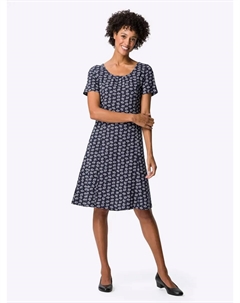 Классическое базовое платье из джерси "Jersey Dress", синий Classic basics