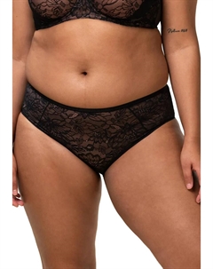 Трусы макси "Amourette Charm Maxi01", моделирующие трусы с цветочным кружевом, корректирующее белье, черный Triumph
