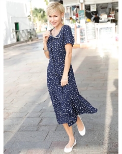 Летнее платье "платье", синий Classic basics