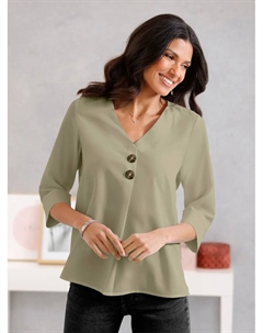 Блуза-комбинация, хаки Classic basics