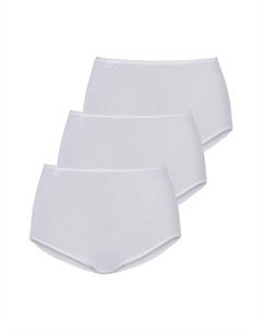 Трусы-макси "24/7 Cotton Maxi C3P" (3 шт. в упаковке), удобные трусы-макси из мягкого хлопка, белый Sloggi