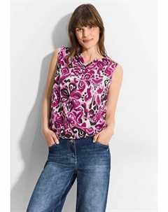 Топ-блузка, выполненная из мягкой вискозы, розовый Cecil