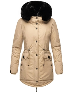 Зимнее пальто Sweety Deluxe, модная зимняя парка с большим двойным капюшоном, коричневый Navahoo