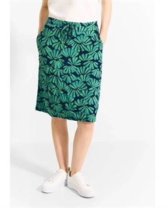 Юбка из джерси, смесь мягких материалов, зеленый Cecil