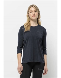 Функциональная рубашка "CROSSTRAIL 3/4 T W", синий Jack wolfskin