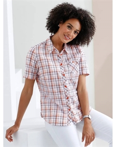 Блузка-рубашка, цвет Grapefruit-Kariert Classic basics