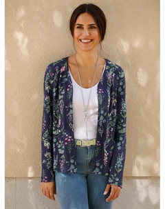 Куртка-рубашка "Куртка-рубашка", цвет Marine-Altrosa-Bedruckt Classic basics