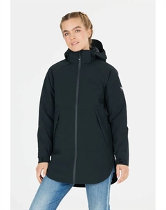 Куртка "Бритта" для активного отдыха с ветрозащитными и водонепроницаемыми свойствами, черный Weather report