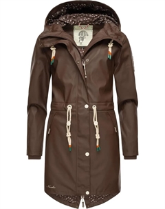 Дождевик "Tropical Stormoo", с капюшоном, модный женский уличный плащ, коричневый Navahoo