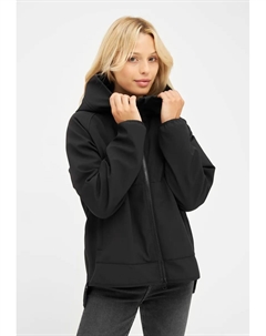 Прочная куртка из софтшелла "Peutby", без ПВХ и ПФУ, водоотталкивающая, ветронепроницаемая, с капюшоном, черный Derbe