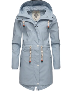Дождевик "Tropical Stormoo", с капюшоном, модный женский уличный плащ, голубой Navahoo