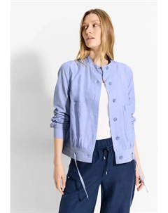 Короткая куртка, без капюшона, из чистого хлопка, цвет Blouse Blue Cecil