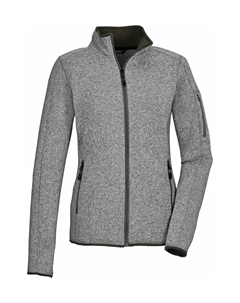 Флисовая куртка "KOW 111 WMN KNT FLC JCKT", серый Killtec