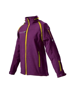 Куртка из софтшелла "STANLEY PEAK WOMEN", со съемными рукавами, фиолетовый Deproc active