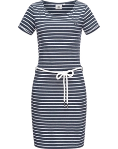 Летнее платье "L80022", пляжное платье из легкого трикотажа со шнуром, цвет морской волны Peak time