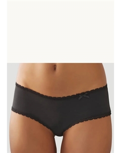 Трусики "Camille" с тонкой кружевной отделкой, черный S.oliver