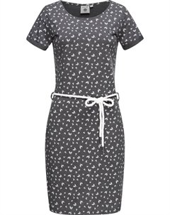 Летнее платье "L80022", пляжное платье из легкого трикотажа со шнуром, синий Peak time