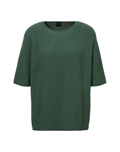 Свитер с рукавами 3/4 "C_Flamber Premiumженская мода", с круглым вырезом, цвет Open Green354 Boss orange