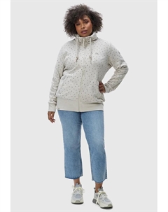 Толстовка с капюшоном "Rylie Print Zip Plus", модная женская кофта с капюшоном на шнурах, цвет Bone Ragwear