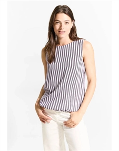 Блузка-топ с круглым вырезом, красный Cecil