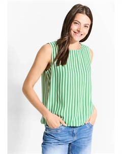 Блузка-топ с круглым вырезом, зеленый Cecil