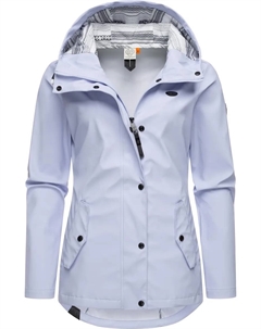 Дождевик "YM-Marge", с капюшоном, стильная переходная куртка с большим капюшоном, голубой Ragwear