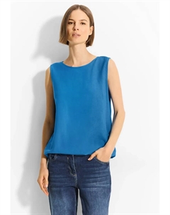Топ-блузка, выполненная из мягкой вискозы, синий Cecil