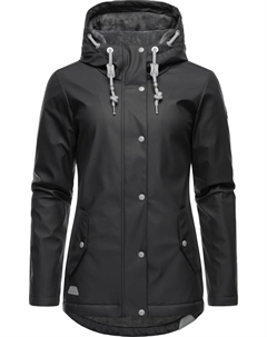 Дождевик "Мардж" с капюшоном, женский зимний плащ на теплой подкладке, цвет Shadow Ragwear