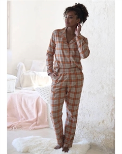 Пижама (2 шт.) из приятной мягкой фланели, цвет Orange Vivance dreams