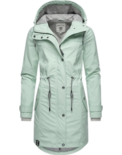 Дождевик "L60042", с капюшоном, стильный женский плащ на заказ, мятный Peak time