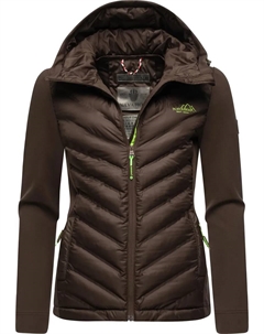 Уличная куртка "Take Me With You", с капюшоном, стильная переходная куртка с капюшоном, коричневый Navahoo