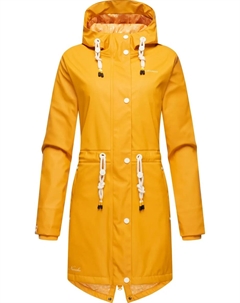 Дождевик "Цветок океана" с капюшоном, модный женский уличный плащ, желтый Navahoo