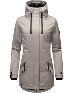Зимнее пальто "Avrille II", спортивное женское зимнее полупальто с большим капюшоном, серый Navahoo