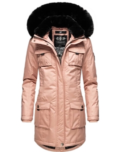 Зимнее пальто "Tiniis", парка со съемным капюшоном и дополнительной сумкой для покупок, розовый Navahoo