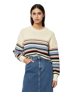 ДЕНИМ-свитер с круглым вырезом Denim, цвет Multi/White Blush Marc o'polo